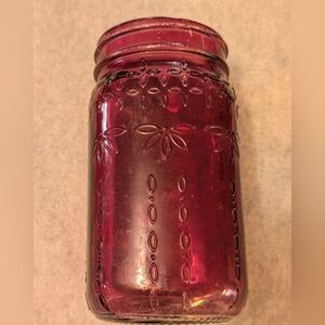 Est 1946 Collectible Syndicate Qt Pink Embossed Mason Jar